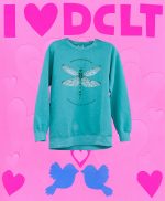 Hine's Emerald Dragonfly Crewneck Sweatshirt