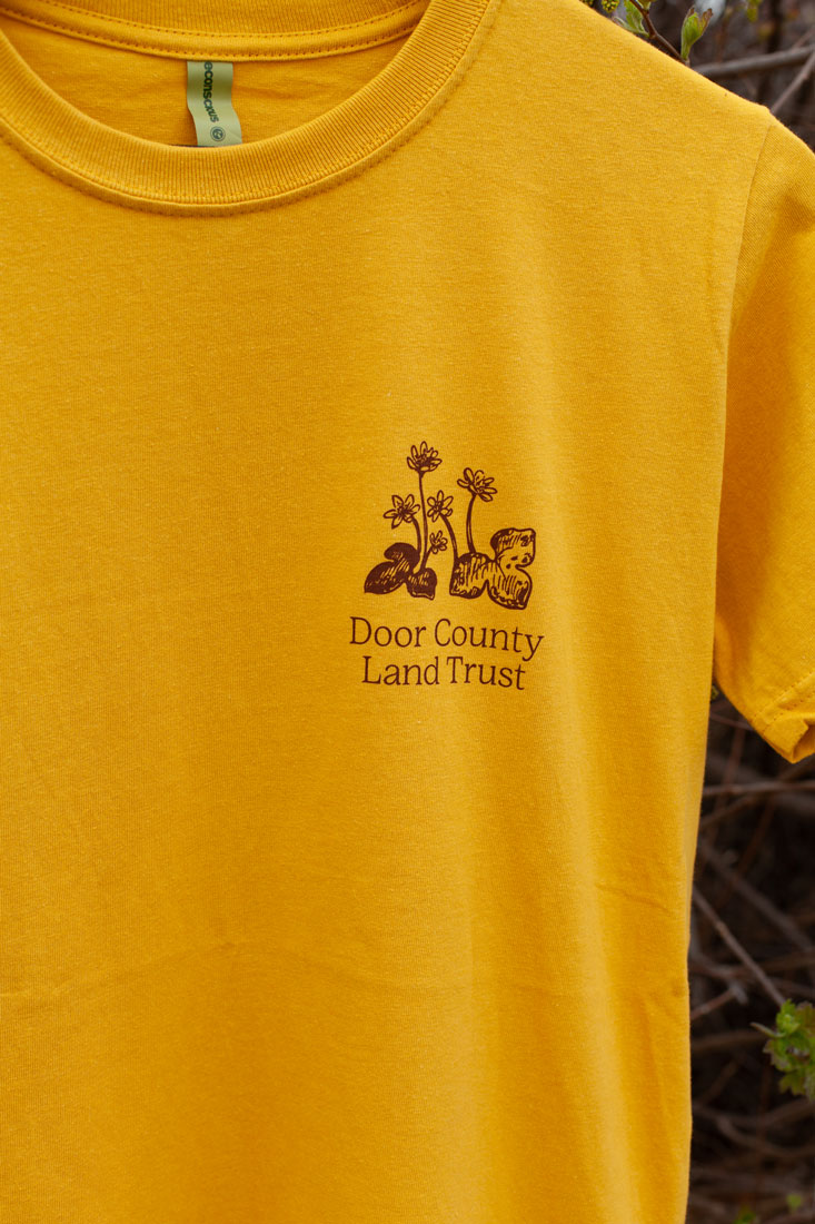 Spring Ephemerals Organic Tee - Gold - Image 2