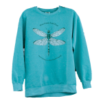 Hine's Emerald Dragonfly Crewneck Sweatshirt