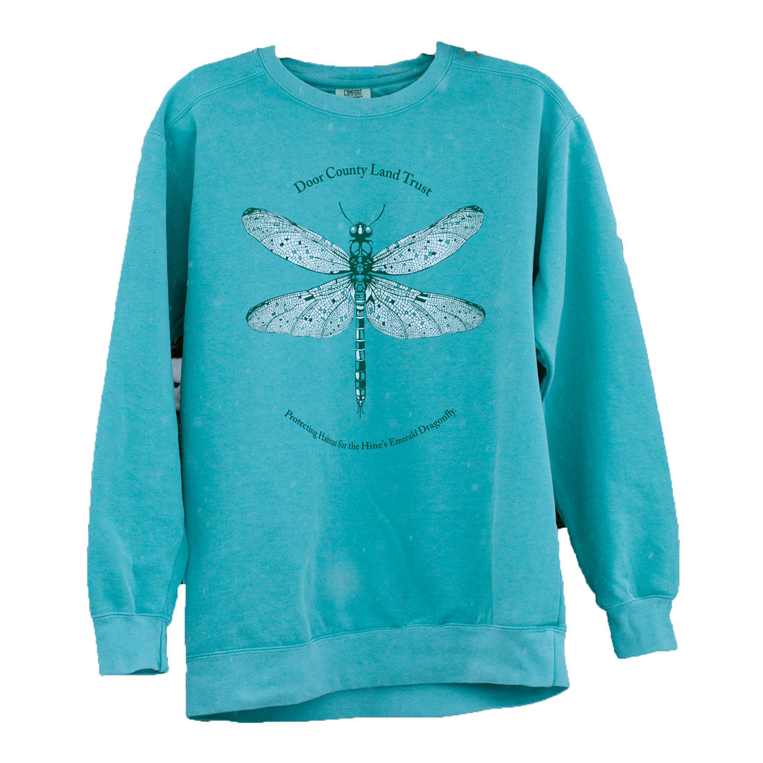 Hine's Emerald Dragonfly Crewneck Sweatshirt