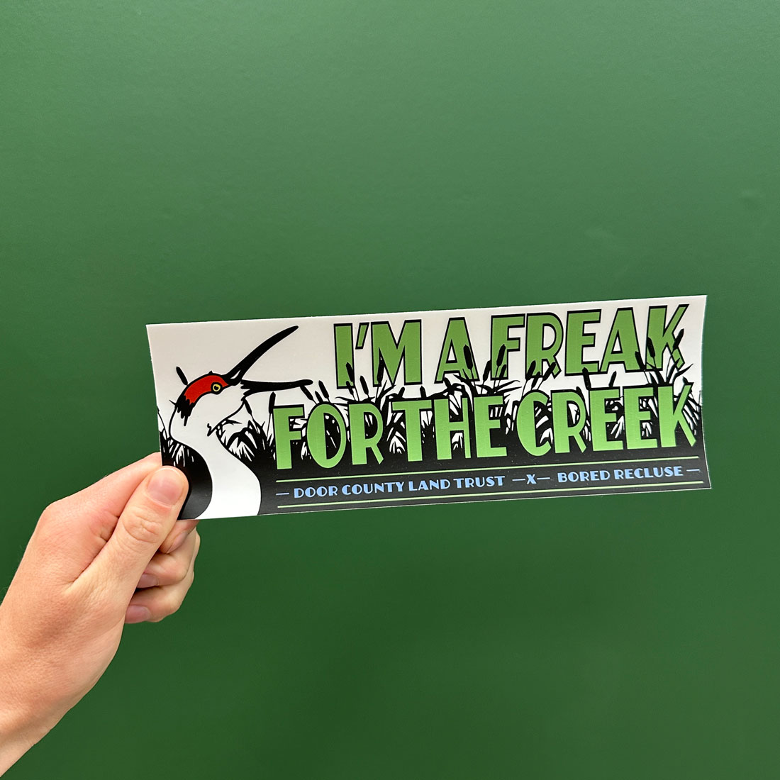 "Freak for the Creek" Bumper Sticker - Image 2